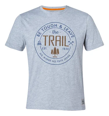 T-Shirt "be tough" γκρι, M